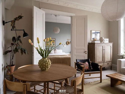 温暖的客厅和凉爽的卧室 哥德堡舒适的公寓 66平方米
